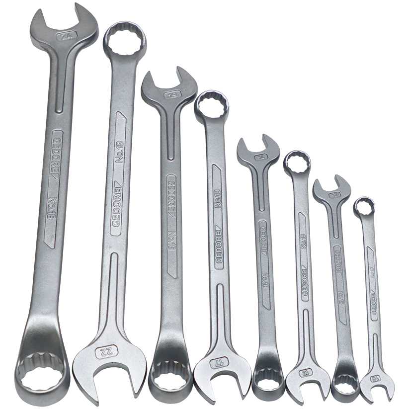 "SPANNER SET COMB 10-24MM   GED - 8 PIECE - CHROME VANADIUM"