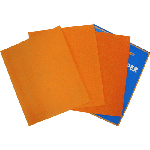 "CABINET PAPER  60 GRIT - DWS - ORANGE - SOLD PER SHEET"