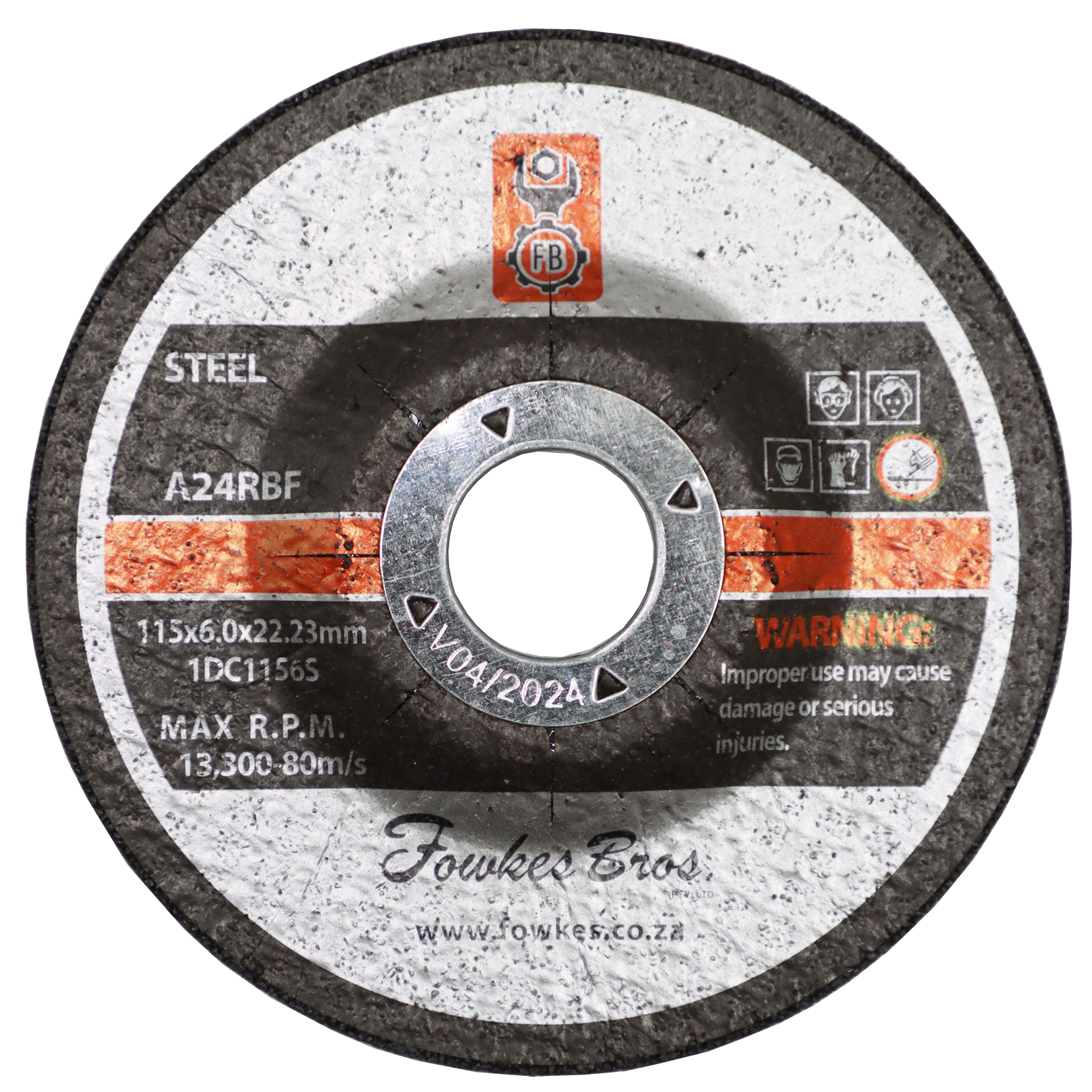 "GRINDING DISC  STL 115 X 6.0  FB - FOR STEEL"