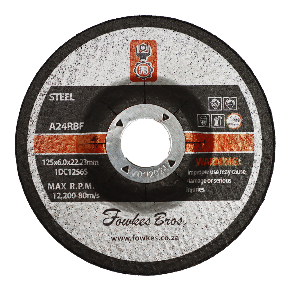 "GRINDING DISC  STL 125 X 6.0  FB - FOR STEEL"