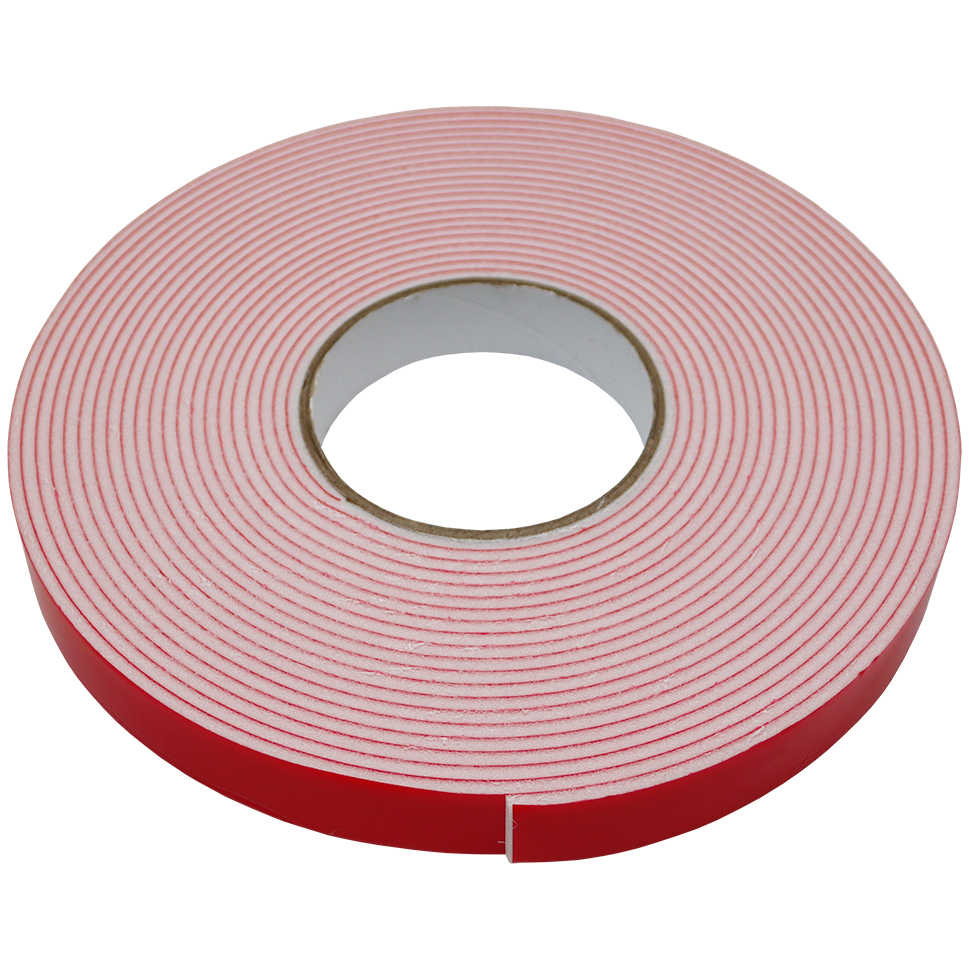 "TAPE D\/SIDED FOAM 18MM X10M  FB H\/D - 3.0MM THICK - HOTMELT"
