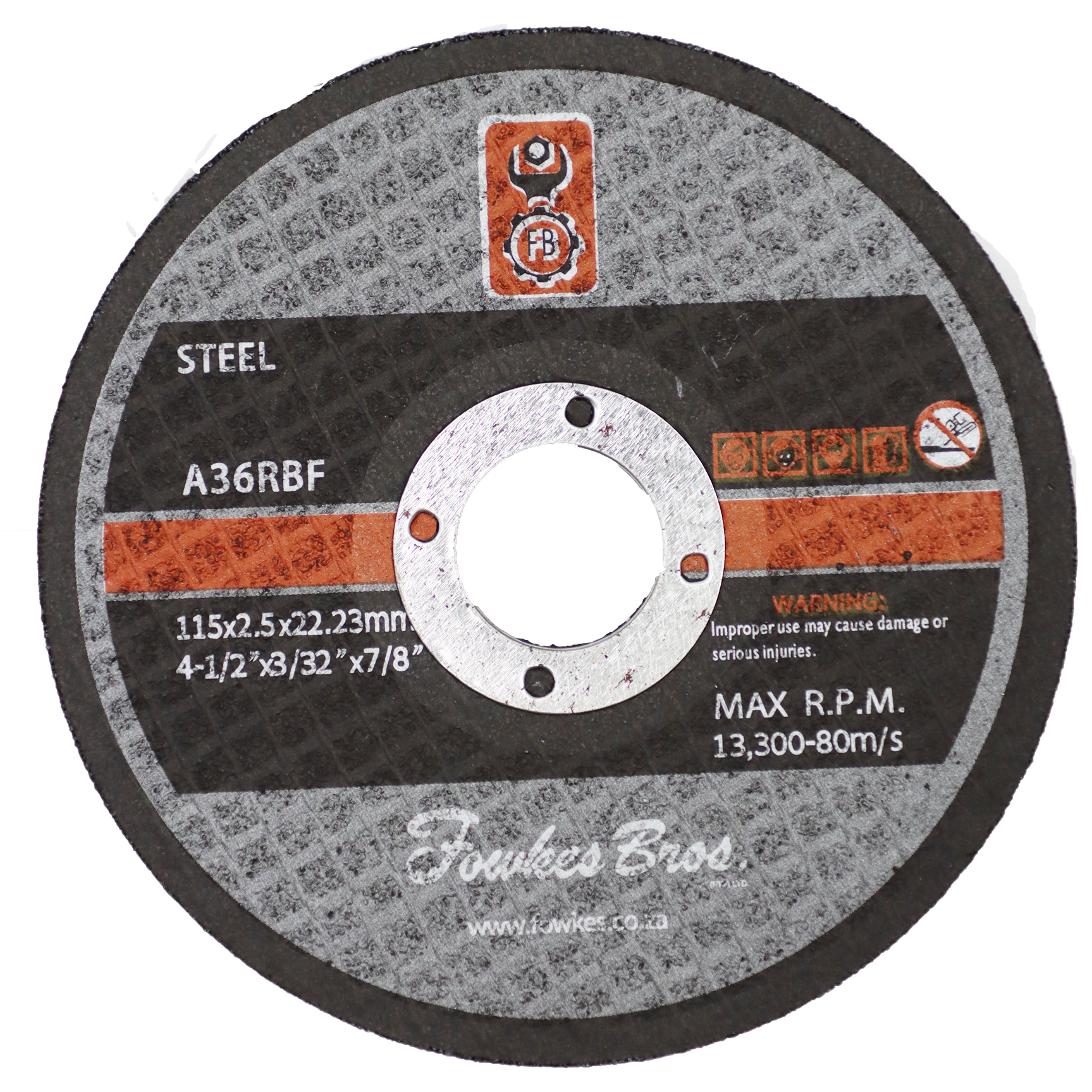 "CUT OFF STEEL 115X2.5X22  FB - STEEL CUTTING"