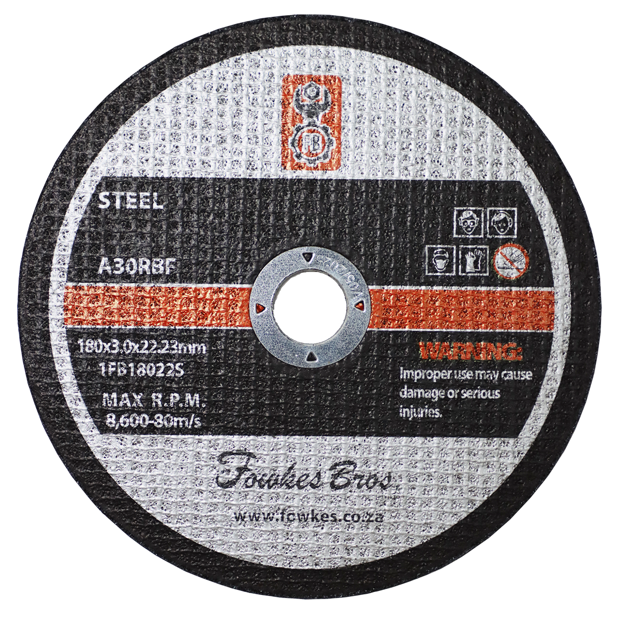 "CUT OFF STEEL 180X3.0X22  FB - STEEL CUTTING"