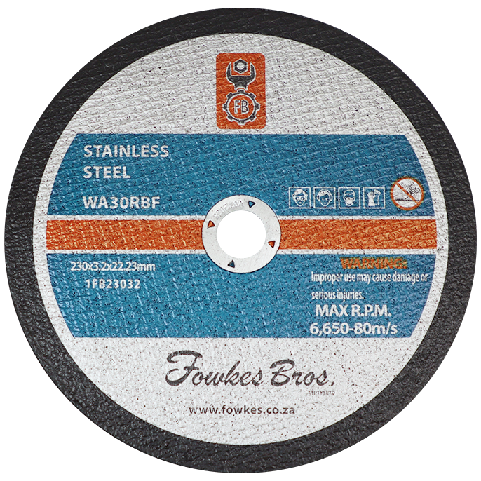 "CUT OFF S\/S 230X3.2X22  FB - STAINLESS STEEL"