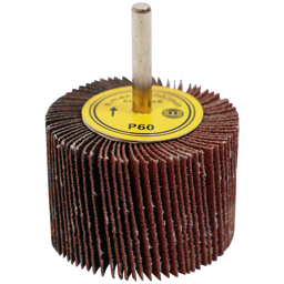 "FLAP WHEEL  60 X 40MM  60G FB - MOUNTED 6MM SHANK (60MM DIA X 40MM WIDE)"