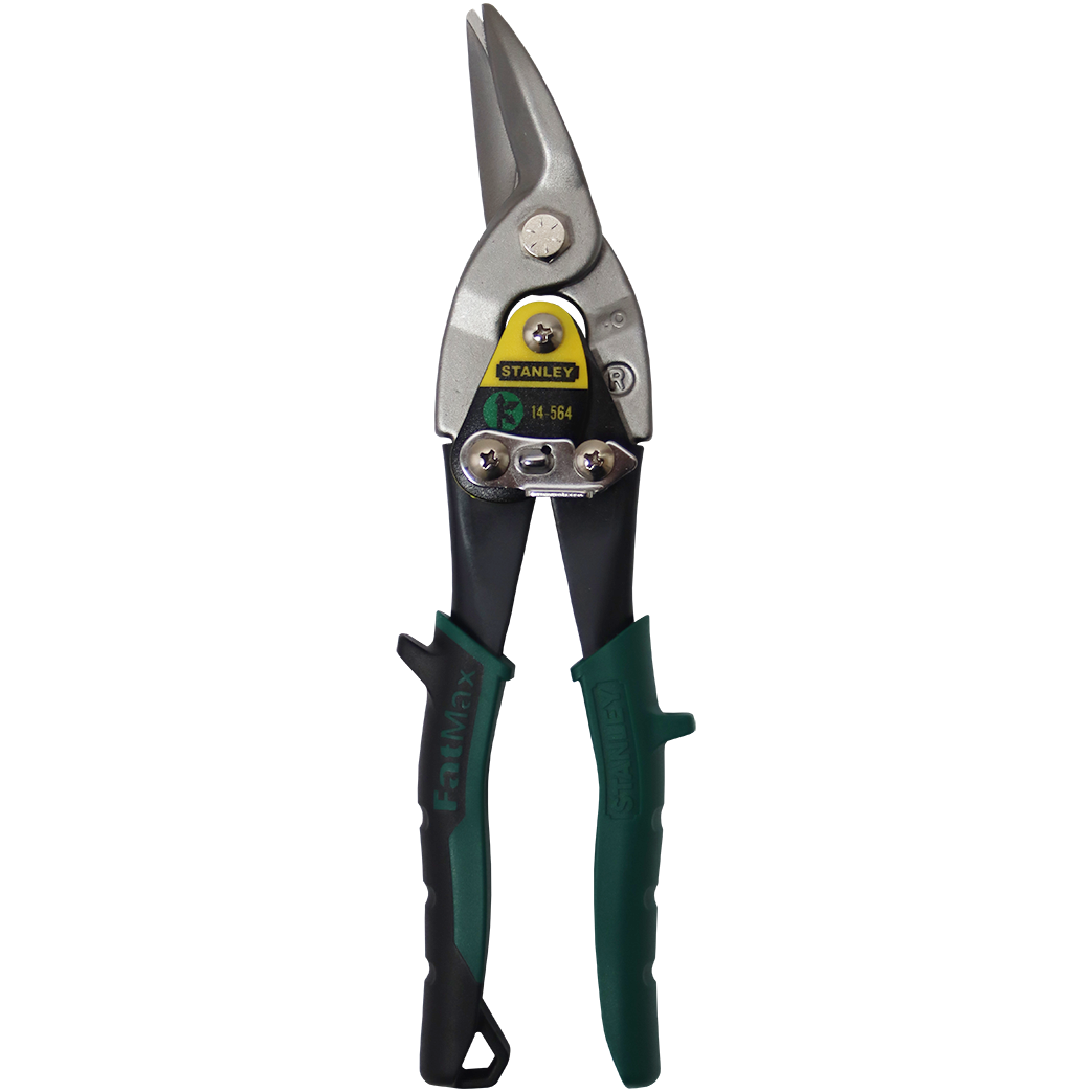 "AVIATION SNIP 250MM RH STANLEY - RIGHT HAND METAL CUTTER (INSULATED)"