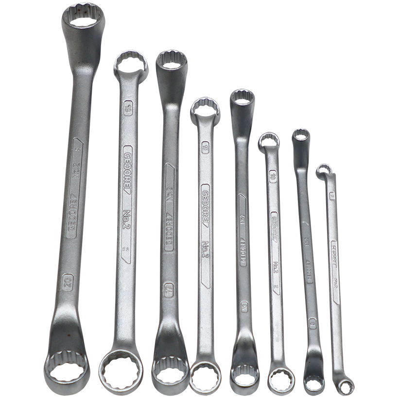 "SPANNER SET RING  6 - 22MM  GED - 8 PIECE - CHROME VANADIUM"