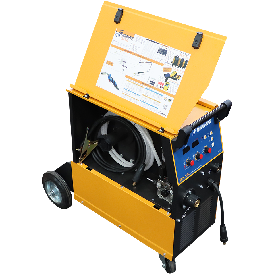 "WELDER INVERTER MIG 250 AMP M&B - TAKES 15KG SPOOL. MIG\/TIG\/STICK"