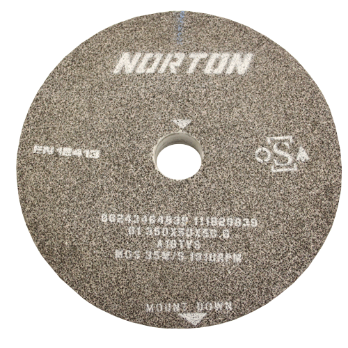 "GRINDING WHEEL AN 350X50MM GREY A 16 - DWS - 50.80MM BORE - ALUMINIUM OXIDE(COARSE)"