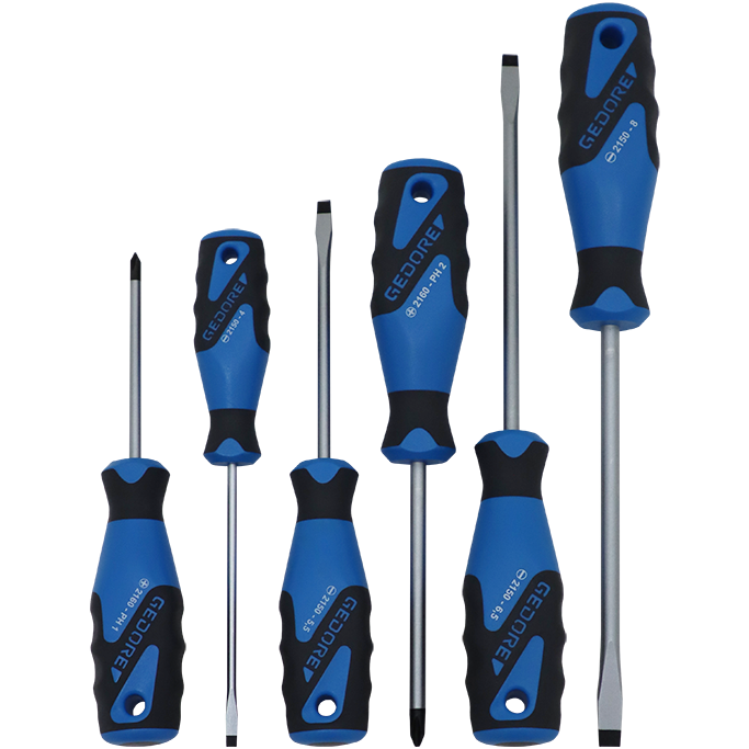"SCREWDRIVER SET  STD 6PC  GED MEC - MECHANICS"