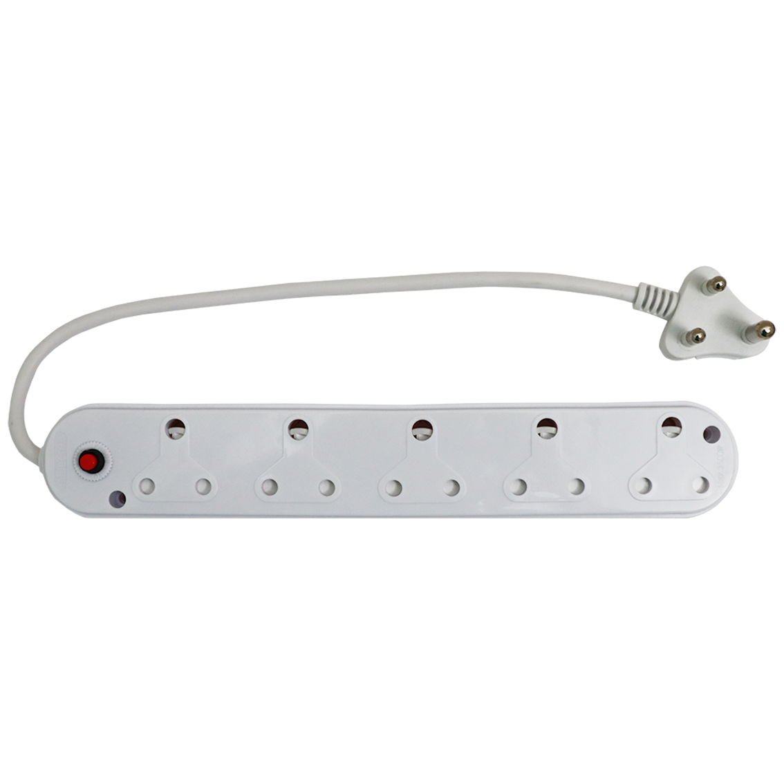 "PLUG CORDED MULTI  5 WAY  3PIN - WITH OVERLOAD PROTECTION"