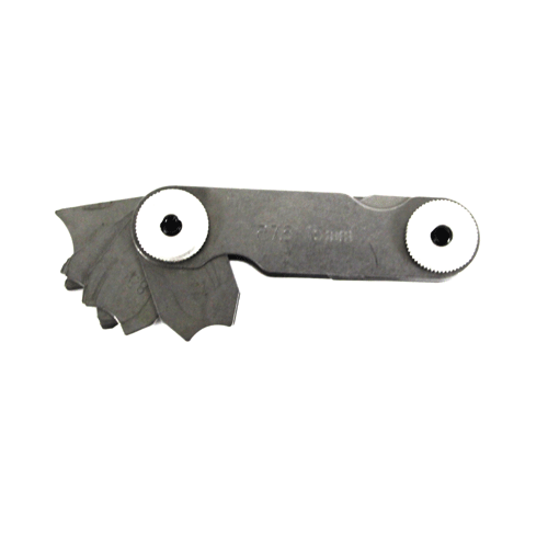 "GAUGE RADIUS R7.5-15MM           FB - 0.5MM BLADE - MEASURES CURVED ITEMS"