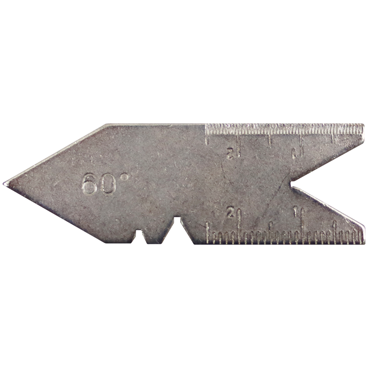 "GAUGE SCREW CUTTING 60\u00b0 MET  FB - 60 DEG - METRIC"
