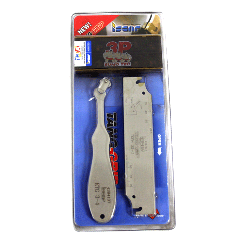 "PARTING KIT TANG-GRIP TGFH 32-3C IC808 - GROOVING\/PARTING TOOL + 10 INSERTS"