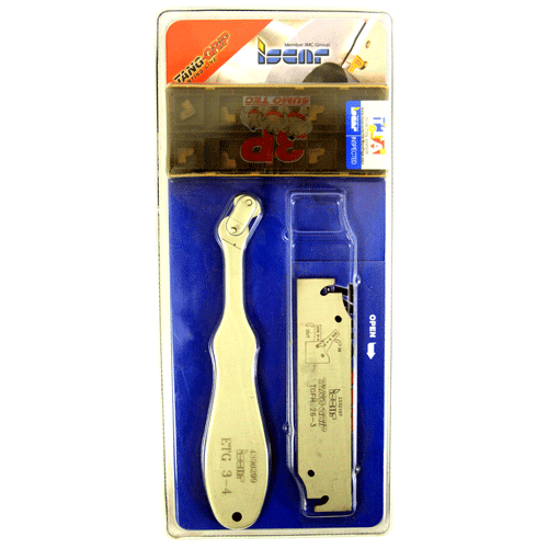 "PARTING KIT TANG-GRIP TGFH 26-3C IC808 - GROOVING\/PARTING TOOL + 10 INSERTS"