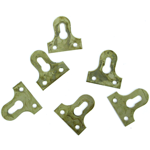 "GLASS PLATE 32MM BRASS PLATED - DWS - GLASS SLOTTED PLATE"