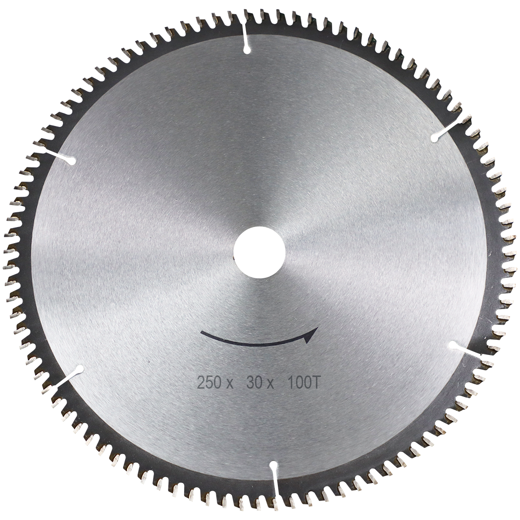 "BL CIRC SAW ALU 250X30X100T TCT FB - ALUMINIUM BLADE (INCL 25.4\/20MM BUSHES)"