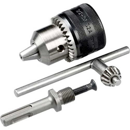 "CHUCK KEYED 1.5-13MM + SDS ADAPT BOS - 1\/2X20 UNF THREAD(INCL SDS ADAPTOR)"