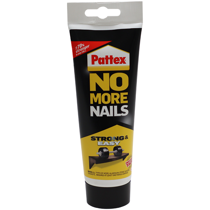 "NO MORE NAILS 250G TUBE PATTEX - NOT WATER RESISTANT"