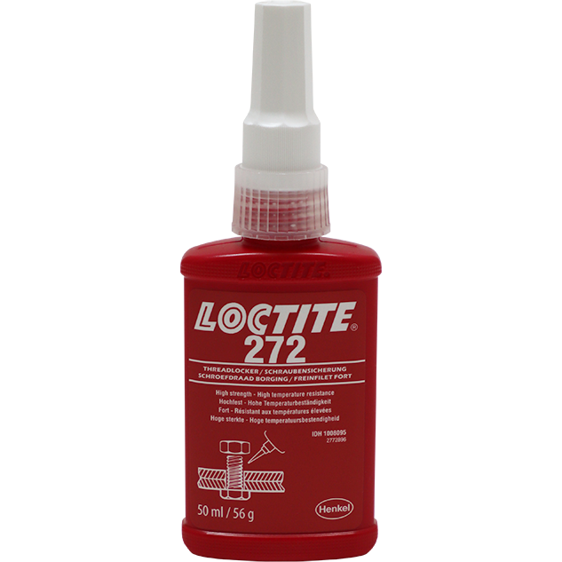 "THREADLOCKER HIGH >M25 MV  50ML  272 LOC - HI-TEMP - HI-STRENGTH - MED VISC - PERMANENT"