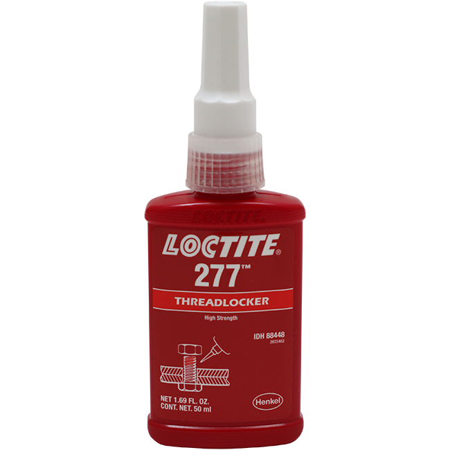 "THREADLOCKER HIGH >M25 HV  50ML  277 LOC - HI-STRENGTH - HI-VISCOSITY - PERMANENT"