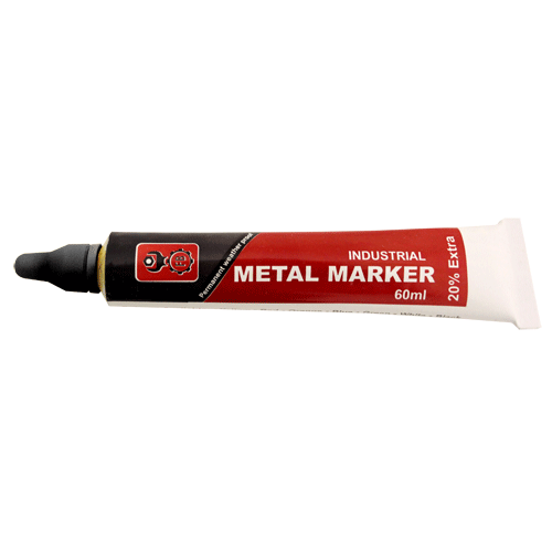 "MARKER METAL 60ML BLACK     FB - INDUSTRIAL PAINT MARKER FOR STEEL"