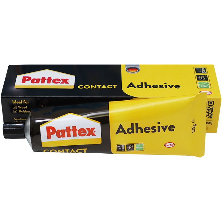 "CONTACT GLUE   125G PATTEX BOX - GENERAL PURPOSE CONTACT ADHESIVE"