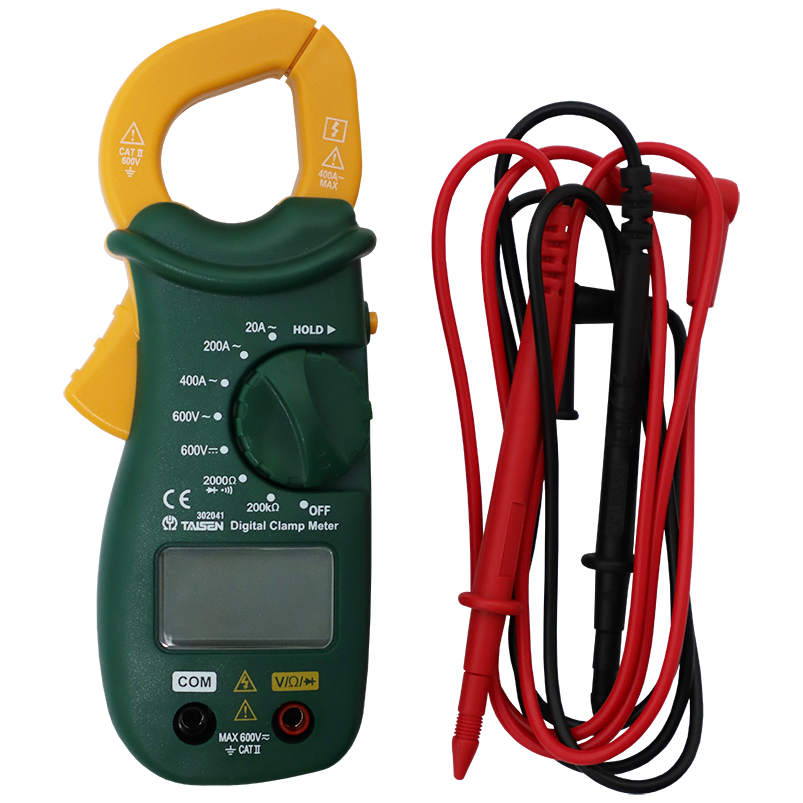 "TESTER CLAMPMETER DIGITAL  400A TAISEN - AC AMP MEASURING"