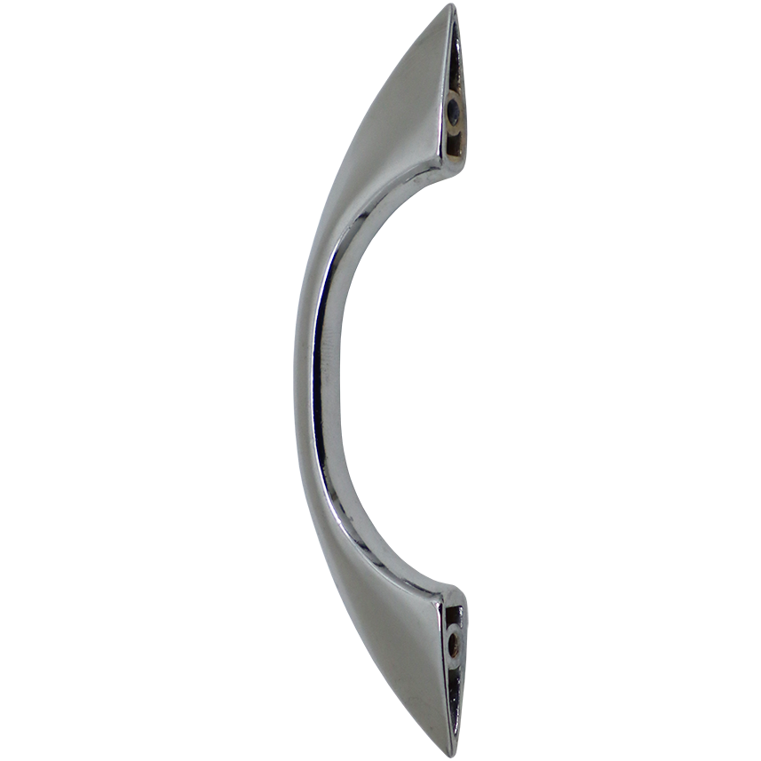 "HANDLE CUPBOARD C\/P BOW TYPE 100MM - DWS - WHALEBONE SHAPE (CHROME PLATED)"