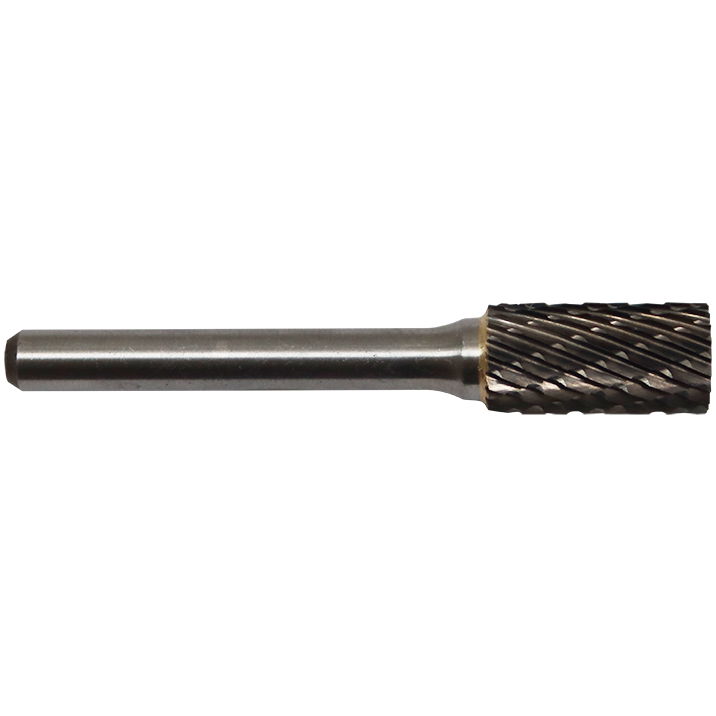 "BURR TCT A CYLIND 6MM  RHODIUS - DWS -  6MM   DIA X 18MM CUT   - ALPHALINE"