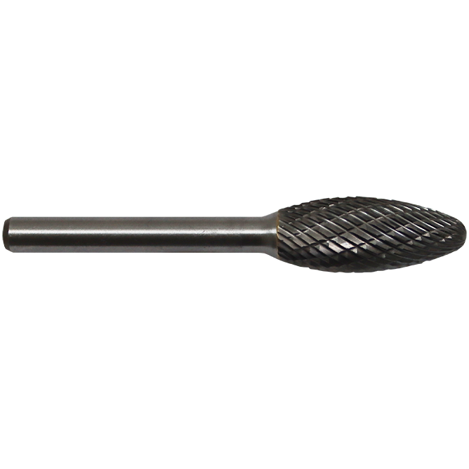 "BURR TCT H FLAME 12MM RHODIUS - 12 X 32MM (H FLAME-Z6) - 6MM SHANK"