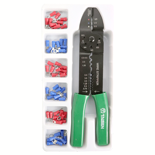 "TERMINAL KIT  61PC CRIMPER GIANT - DWS - PRE-INSULATED KIT- INCLUDES CRIMPER"