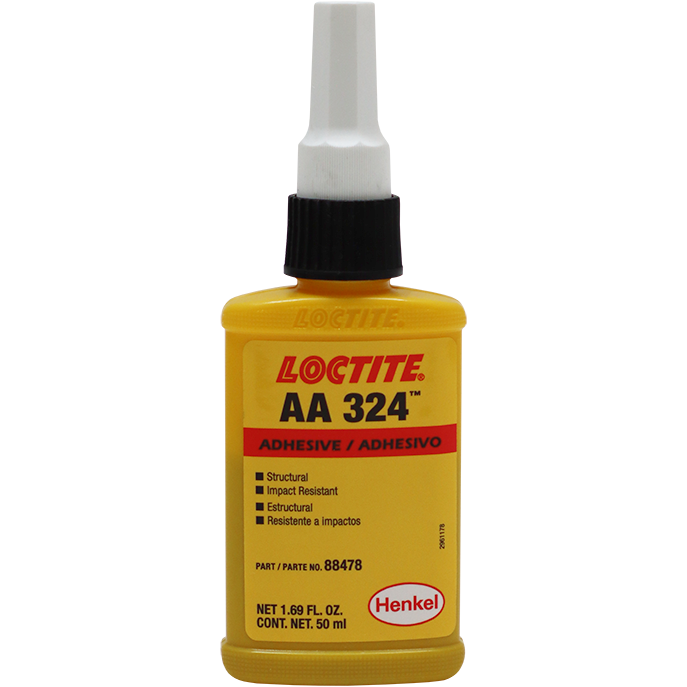 "LO ADHESIVE  50ML 324 GLASS - LOCTITE JOINING GLASS TO METALS"