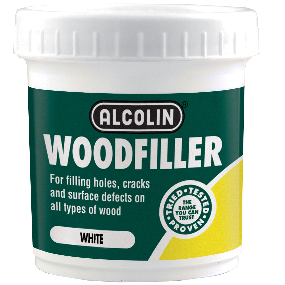 "ALCOLIN WOODFILLER 200G WHITE - READY MIXED WOODFILLER"
