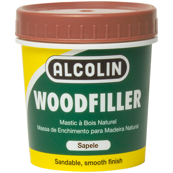 "ALCOLIN WOODFILLER 200G SAPELE - READY MIXED WOODFILLER"