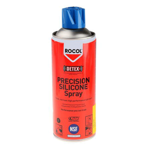 "SILICONE SPRAY FOOD\/G 400ML ROCOL - LUBE & MOULD RELEASE - PLASTIC \/ RUBBER"