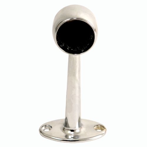 BRACKET TOWEL RAIL 25MM CLOSED ROUND CHROME Fowkes Bros