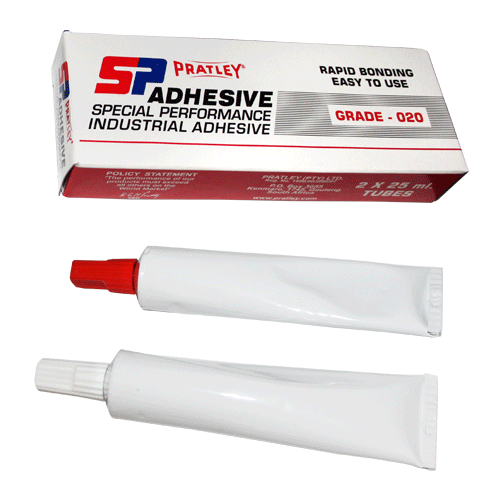 "PRATLEY SP020 2-PART ADHESIVE   50ML - BONDS ALUMINIUM & METAL SHEETS"