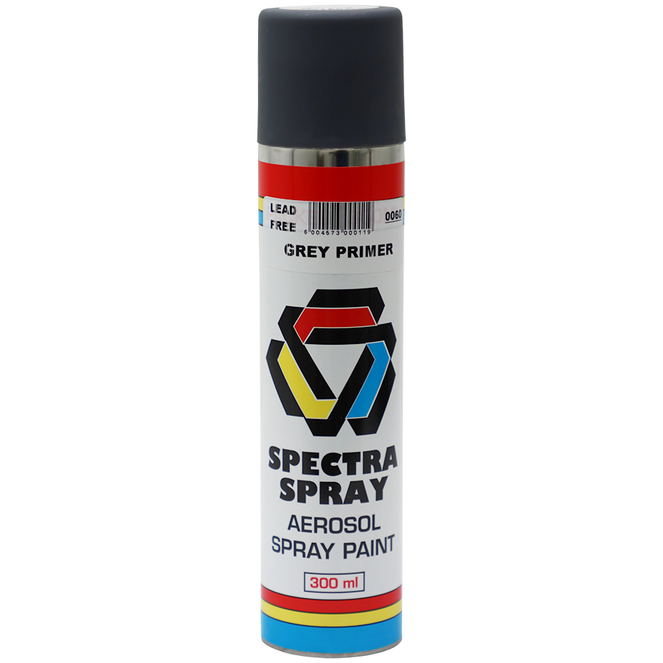 "SPRAY PAINT PRIMER GREY  300ML SPEC - DWS - LEAD FREE"