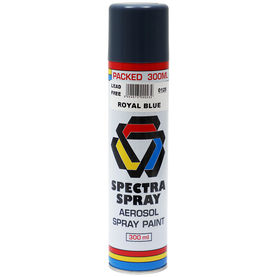 "SPRAY PAINT BLUE ROYAL 300ML SPEC - LEAD FREE"