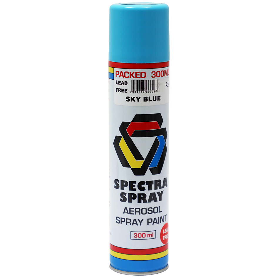 "SPRAY PAINT BLUE SKY 300ML SPEC - LEAD FREE"