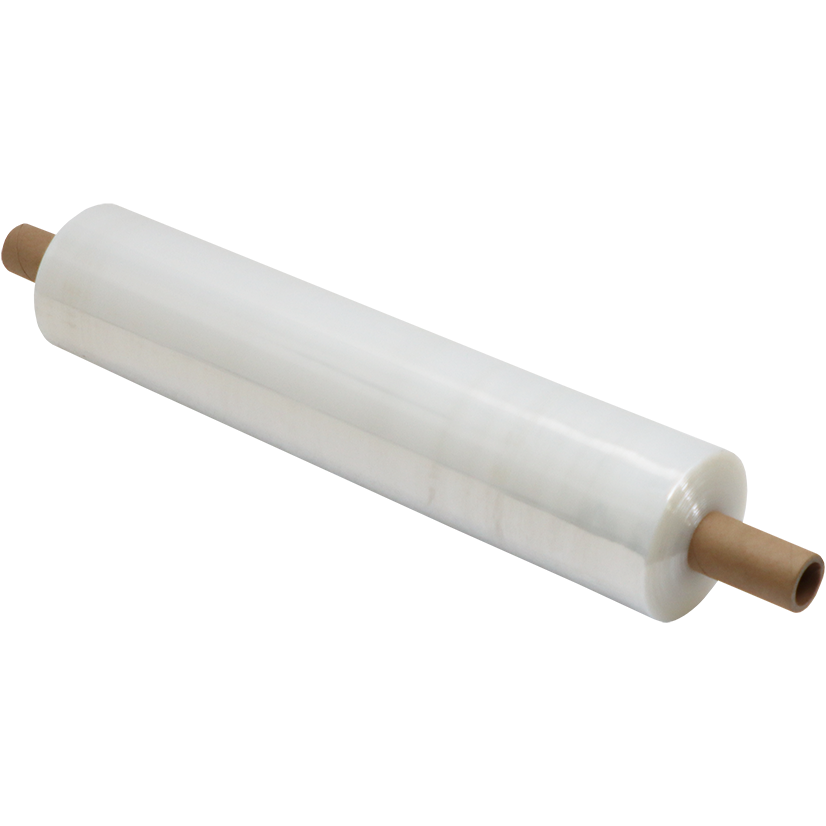 "PALLET WRAP 400MM X 400M X 17MIC CLEAR - EXTENDED CORE (400MM WIDE - 17 MICRON)"