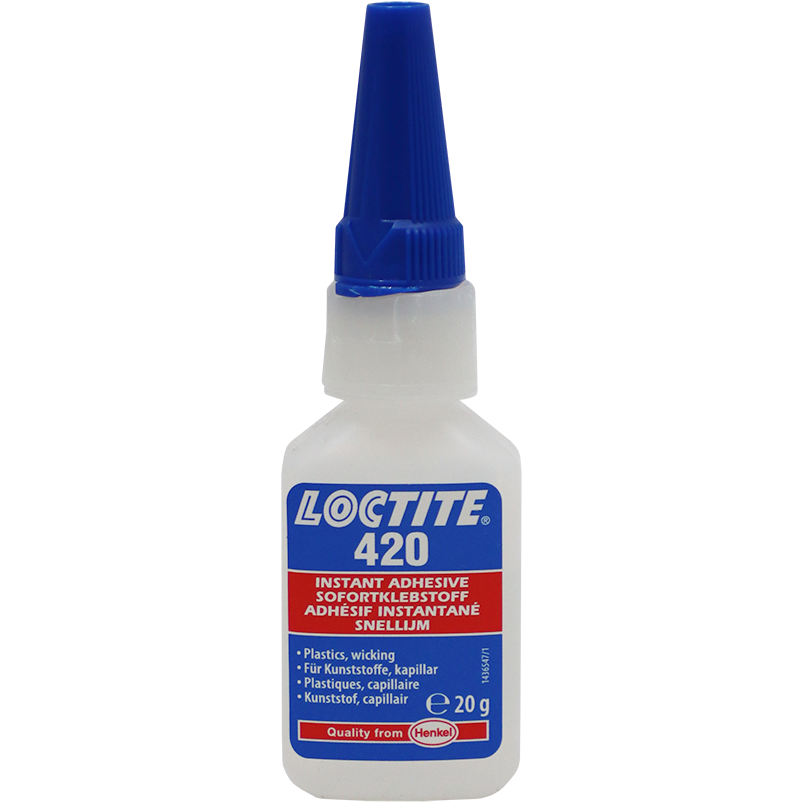 "SUPERGLUE  20G PLASTIC 420 LOCTITE - FOR METALS, PLASTIC, RUBBER"