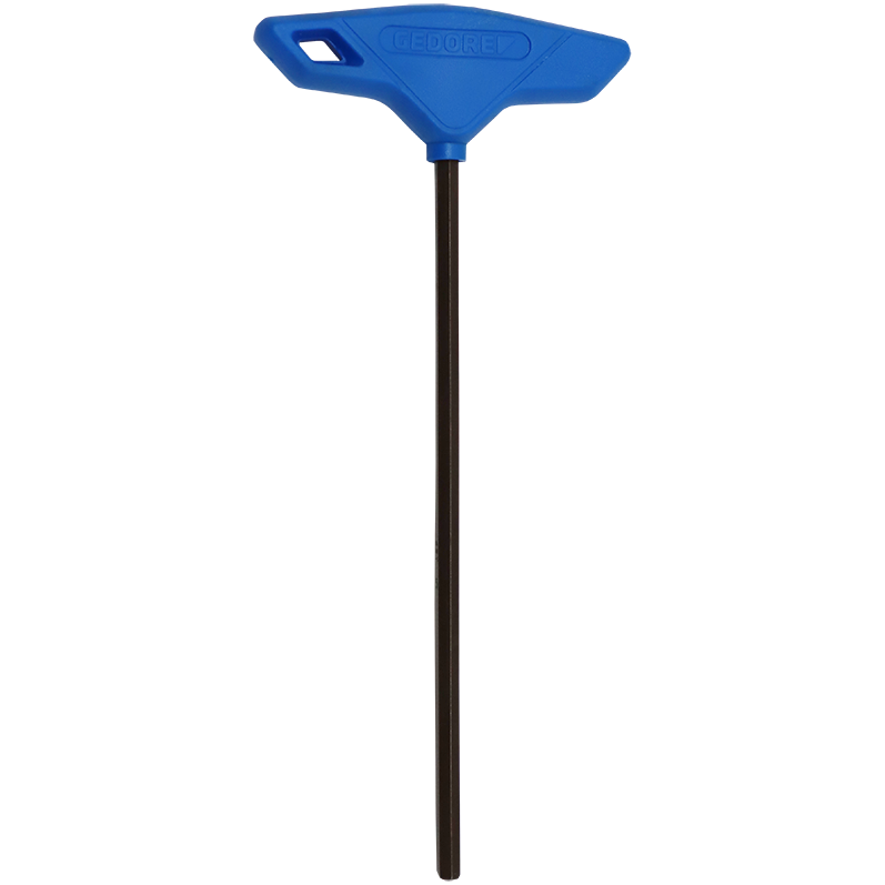 ALLEN KEY T-HANDLE 8.0MM GED - HEX KEY BLUE T-HANDLE 8.0 X 240MM