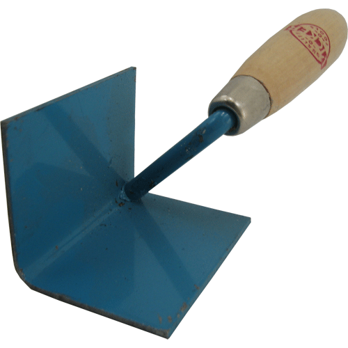 "TROWEL CORNER INSIDE COVE   75MM VIC - DWS - WOODEN HANDLE"