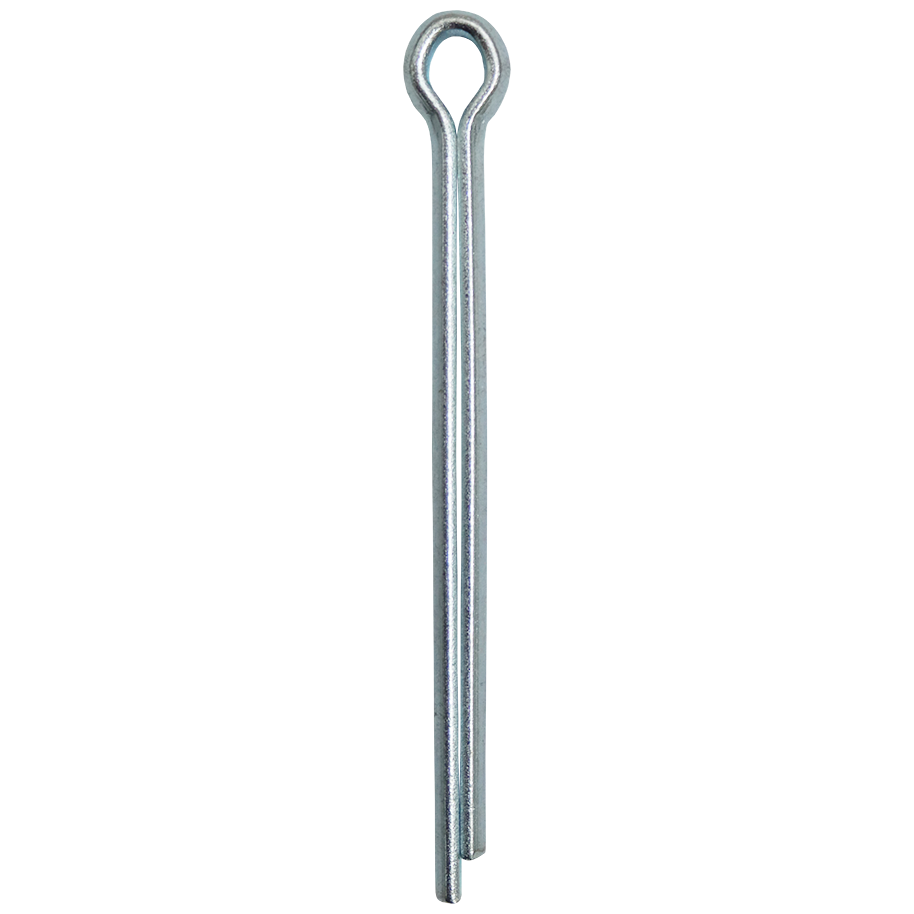 SPLIT PIN M/S Z/P 6.3 X 80MM - MILD STEEL (ZINC PLATED) | Fowkes Bros