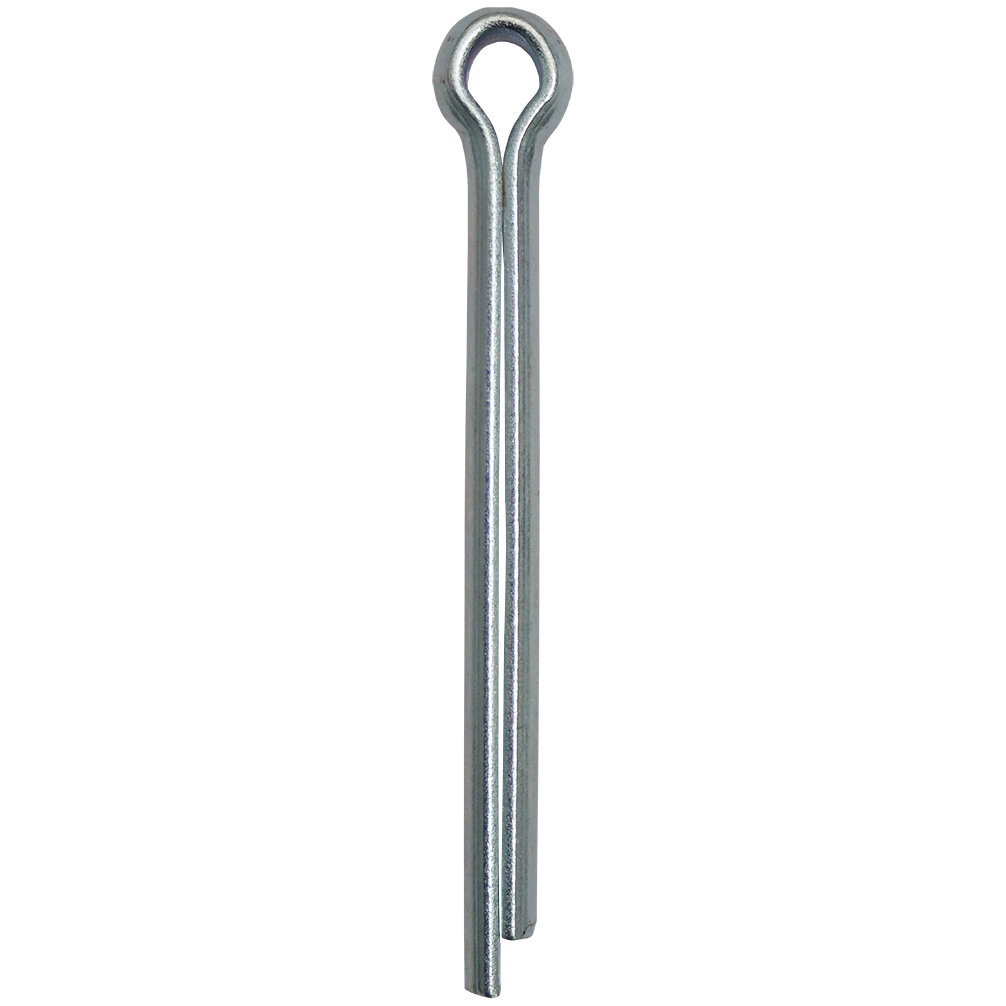 SPLIT PIN M/S Z/P 8 X 80MM - MILD STEEL (ZINC PLATED) | Fowkes Bros