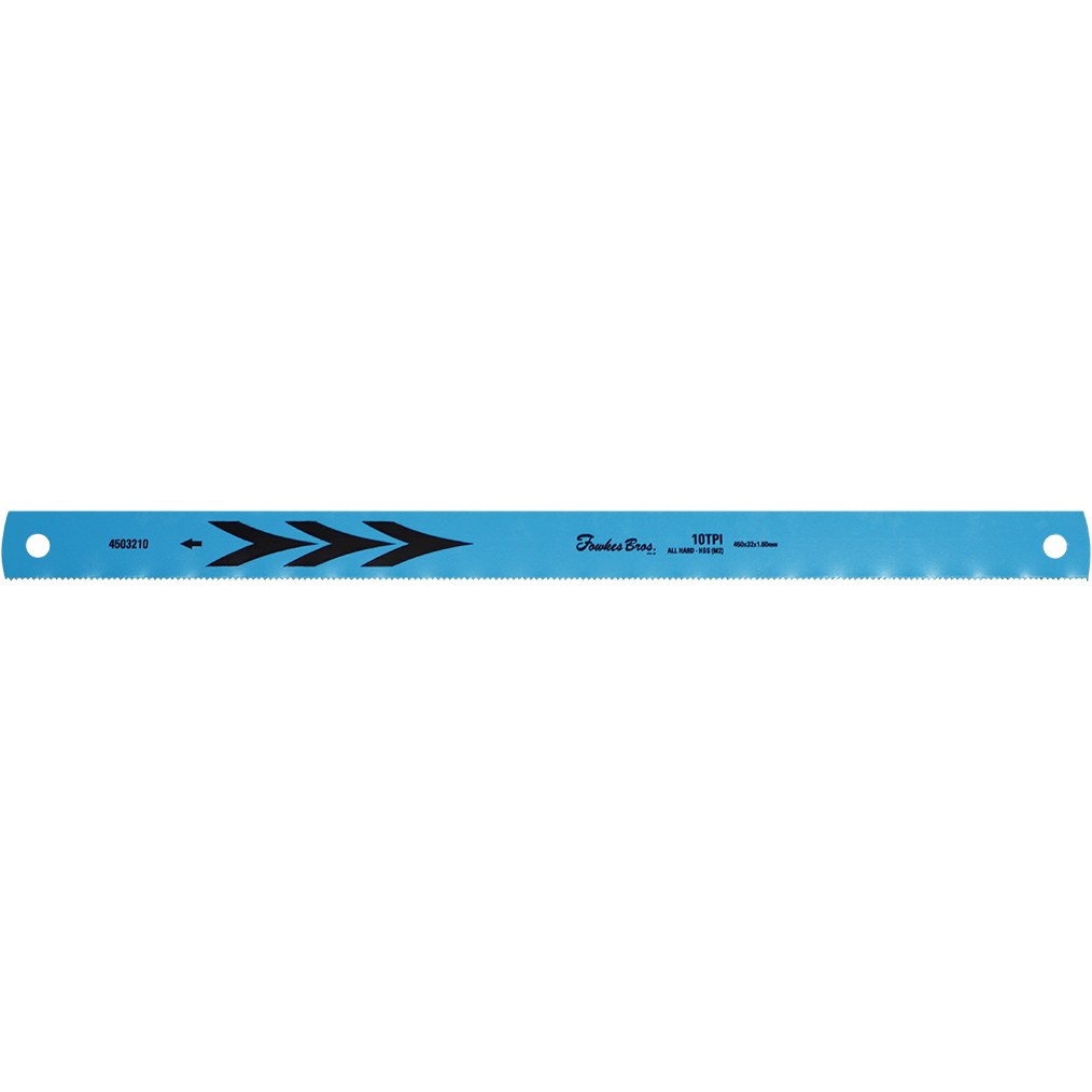 "BL POWER SAW 450 X 32MM    10TPI - POWER HACKSAW BLADE 450 X 32 X 1.60"