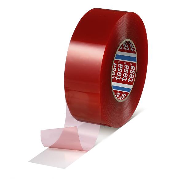 "TESA D\/SIDED TAPE PET  50MM X 50M - DOUBLE SIDED TAPE - CLEAR FILM (205 um)"