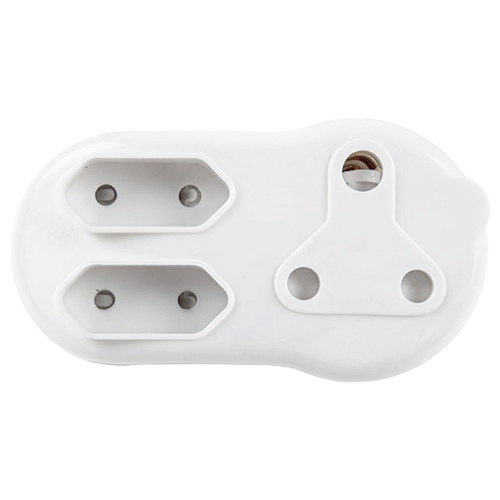 "PLUG ADAPTOR MULTI 3 WAY 2PIN - 1X3PIN 2X FLAT 2PIN"